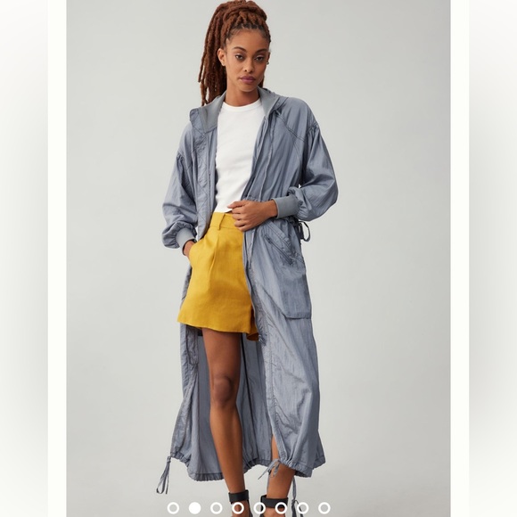 Anthropologie lightweight drawstring jacket - Picture 2 of 8